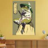 Samurai Frog: Wächter des Lotus Leinwanddruck (Insitu (Wohnzimmer))
