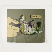 Samurai Frog: Wächter des Lotus Wandteppich (Vorderseite (Horizontal))