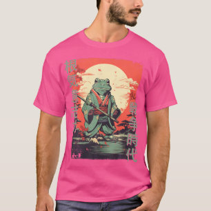 Samurai Frog Warrior Japanisch Ninja Frog Kawaii T-Shirt