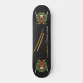 Samurai frog warrior Skateboard (Vorne)