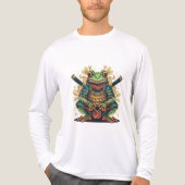 Samurai frog warrior Tri-blend Long Sleeve Shirt (Vorderseite)