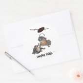 SAMURAI FROGS SCENE #1 RUNDER AUFKLEBER (Umschlag)