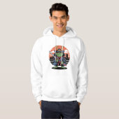Samurai-Frosch Hoodie (Vorne ganz)