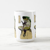 Samurai Frosch: Hüter der Lotusblume Kaffeetasse (Mittel)