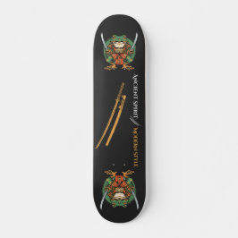 Samurai-Frosch-Krieger Skateboard
