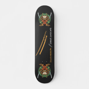 Samurai-Frosch-Krieger Skateboard