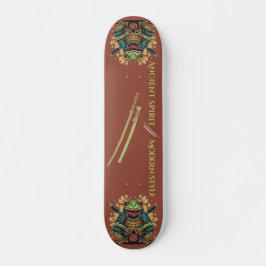 Samurai-Frosch-Krieger-Skateboard Skateboard
