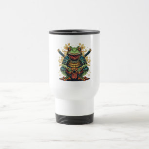 Samurai-Frosch-Krieger Thermal Tumbler Reisebecher