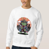Samurai-Frosch Sweatshirt (Vorderseite)