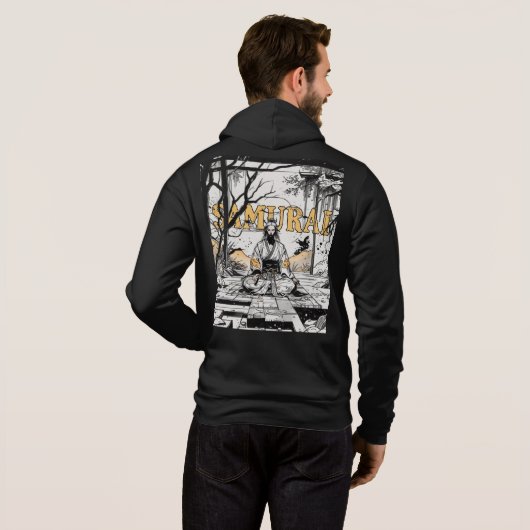 Samurai Full Zip Hoodie (Schwarz voll)