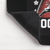 Samurai Fußball Krieger Geist Fußll Katana Klinge Mousepad (Ecke)