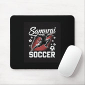 Samurai Fußball Krieger Geist Fußll Katana Klinge Mousepad (Mit Mouse)