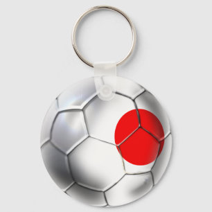 Samurai-Fußball-Team Japans lockert blaues Ball Schlüsselanhänger