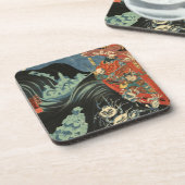 Samurai gegen die Geisterkrebse Getränkeuntersetzer (Linke Seite)