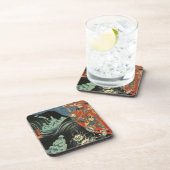 Samurai gegen die Geisterkrebse Getränkeuntersetzer (Rechte Seite)