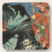 Samurai gegen die Geisterkrebse Getränkeuntersetzer (Vorderseite)