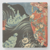 Samurai gegen die Geisterkrebse Steinuntersetzer (Vorderseite)