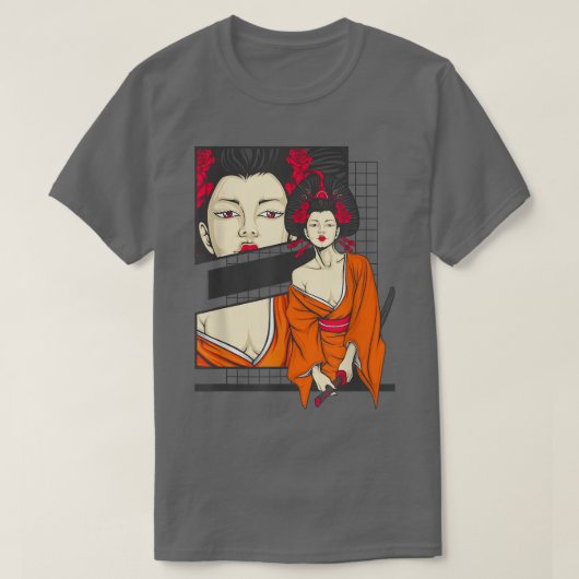 Samurai Geisha (2) T-Shirt (Design vorne)
