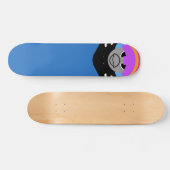 Samurai-Geisha Bubla-Chan Clupkitz Skateboard (Horizontal)