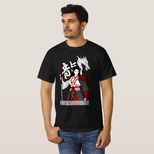 Samurai Geisha T-Shirt (Vorne ganz)