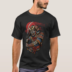 Samurai-Geist-Krieger japanischer Bushido-Katana-R T-Shirt
