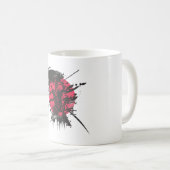 Samurai-Geist-Tasse Kaffeetasse (VorderseiteRechts)