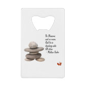 Samurai Geldkarten Flaschenöffner (Vorderseite)