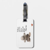 Samurai Gepäckanhänger (Rückseite vertikal)