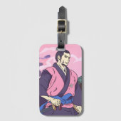 Samurai Gepäckanhänger (Vorderseite Vertikal)
