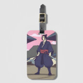 Samurai Gepäckanhänger (Vorderseite Vertikal)