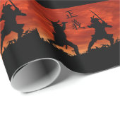 Samurai-Gerechtigkeit Geschenkpapier (Rolleneckpunkt)