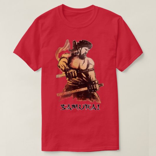 Samurai-Geschenk T-Shirt (Design vorne)