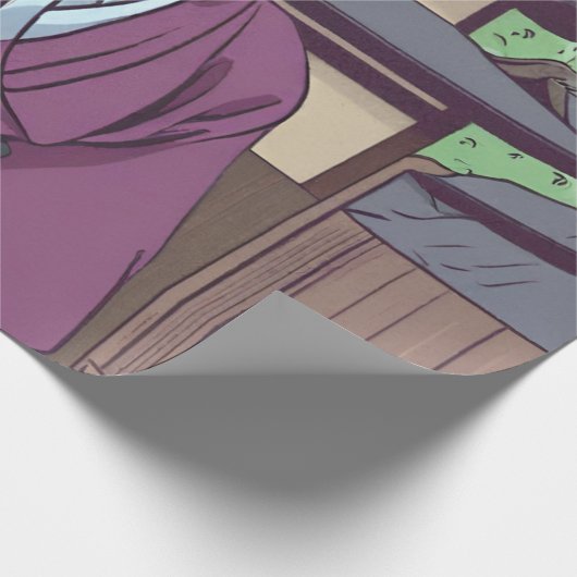 Samurai Geschenkpapier (Ecke)