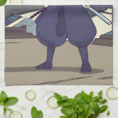 Samurai Geschirrtuch (Gefaltet)