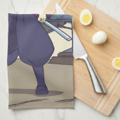 Samurai Geschirrtuch (Viertel Falte)