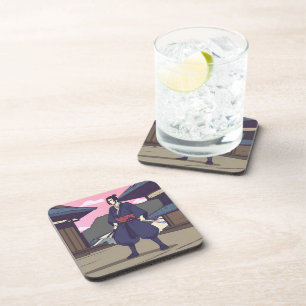 Samurai Getränkeuntersetzer