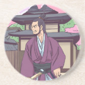 Samurai Getränkeuntersetzer (Vorne)