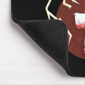 Samurai Ghost Boo Groovy Niedlich Ghost Funny Hall Mousepad (Ecke)