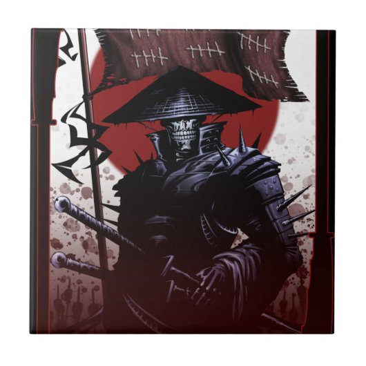 Samurai_ghost Fliese (Vorderseite)