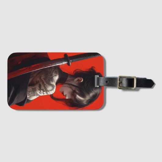 Samurai gir gepäckanhänger (Vorderseite (Horizontal))