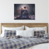 Samurai Girl Leinwanddruck (Insitu (Schlafzimmer))