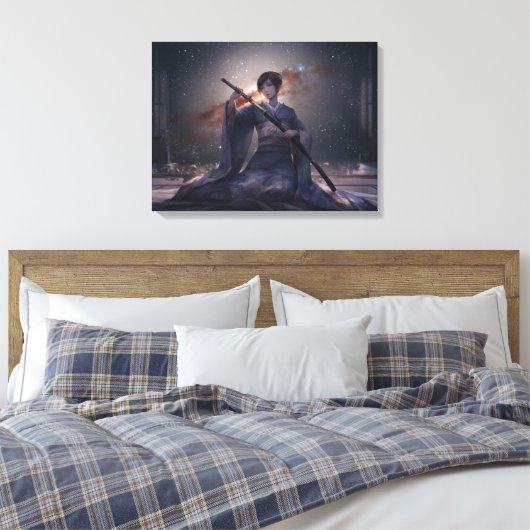 Samurai Girl Leinwanddruck (Insitu (Schlafzimmer))