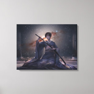 Samurai Girl Leinwanddruck