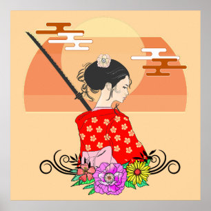 Samurai Girl Onna-Musha Poster