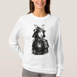 Samurai Girl street art T-Shirt