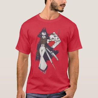 Samurai Girl Warrior Ukiyo Fpe Grundpapier E T-Shirt