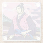 Samurai Glasuntersetzer (Rückseite)