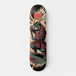 Samurai Green Bear Krieger Skateboard