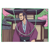 Samurai Große Geschenktüte (Rückseite)
