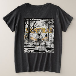 Samurai Große Größe T-Shirt